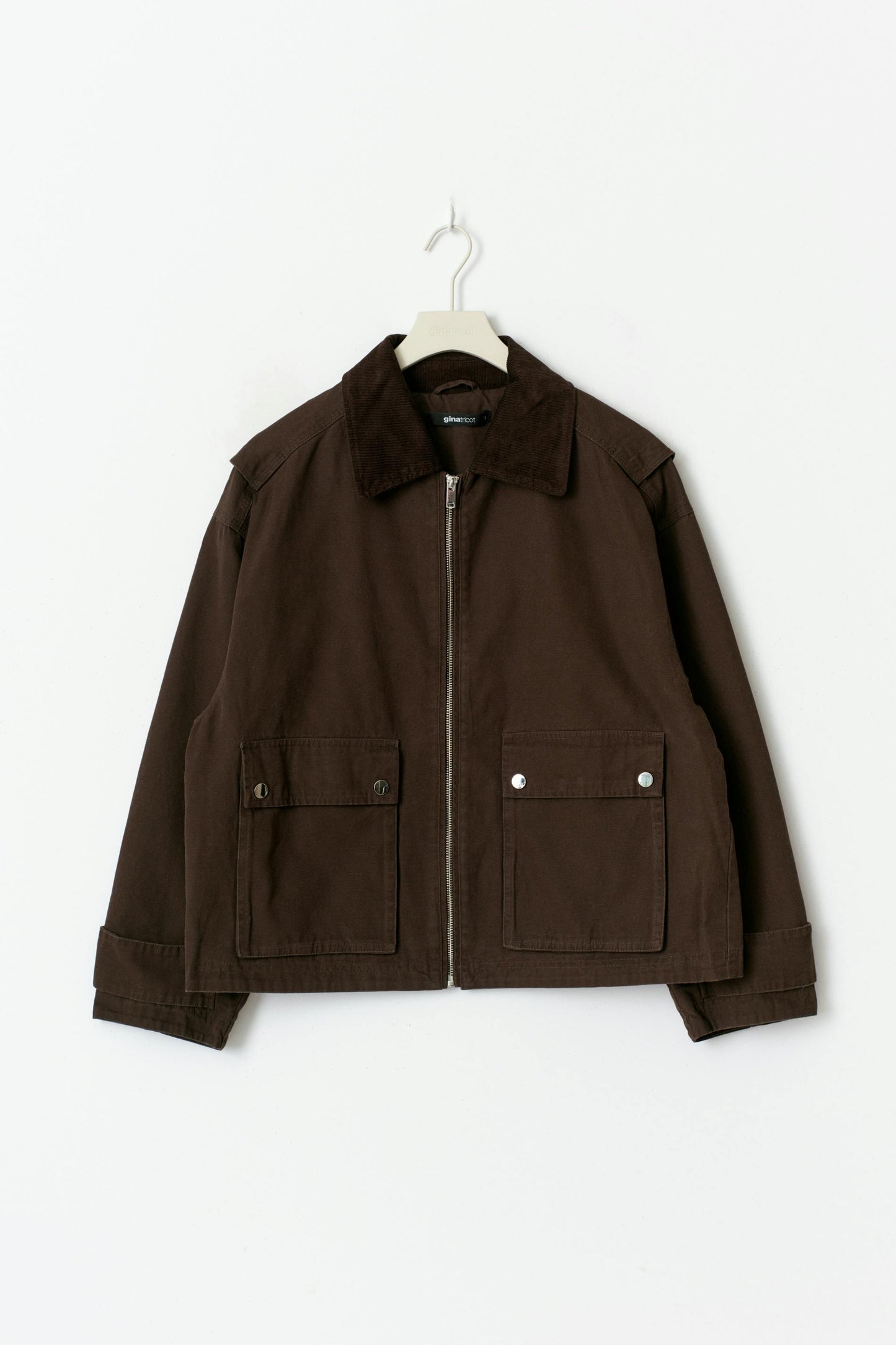Short cargo jacket