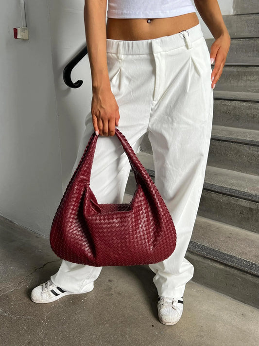 Woven Hobo Bag