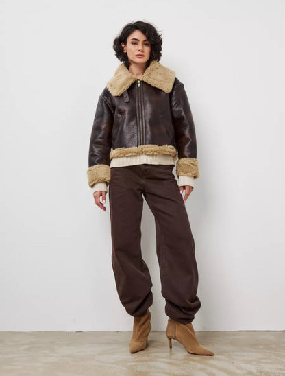 TYO - PELZLEDERJACKE