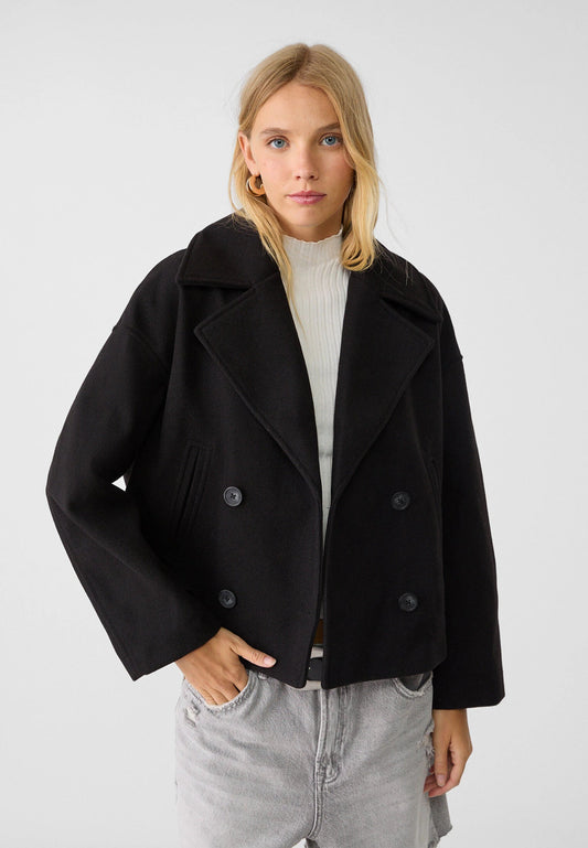 Peacoat felt jacket